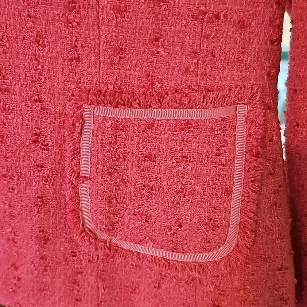 John Meyer of Norwich Vintage 1960s Pink Swiss Dot Skirt Suit‎ Size 10 - Picture 9 of 9